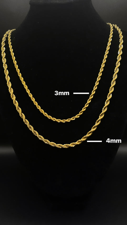 GOLD ROPE TWIST