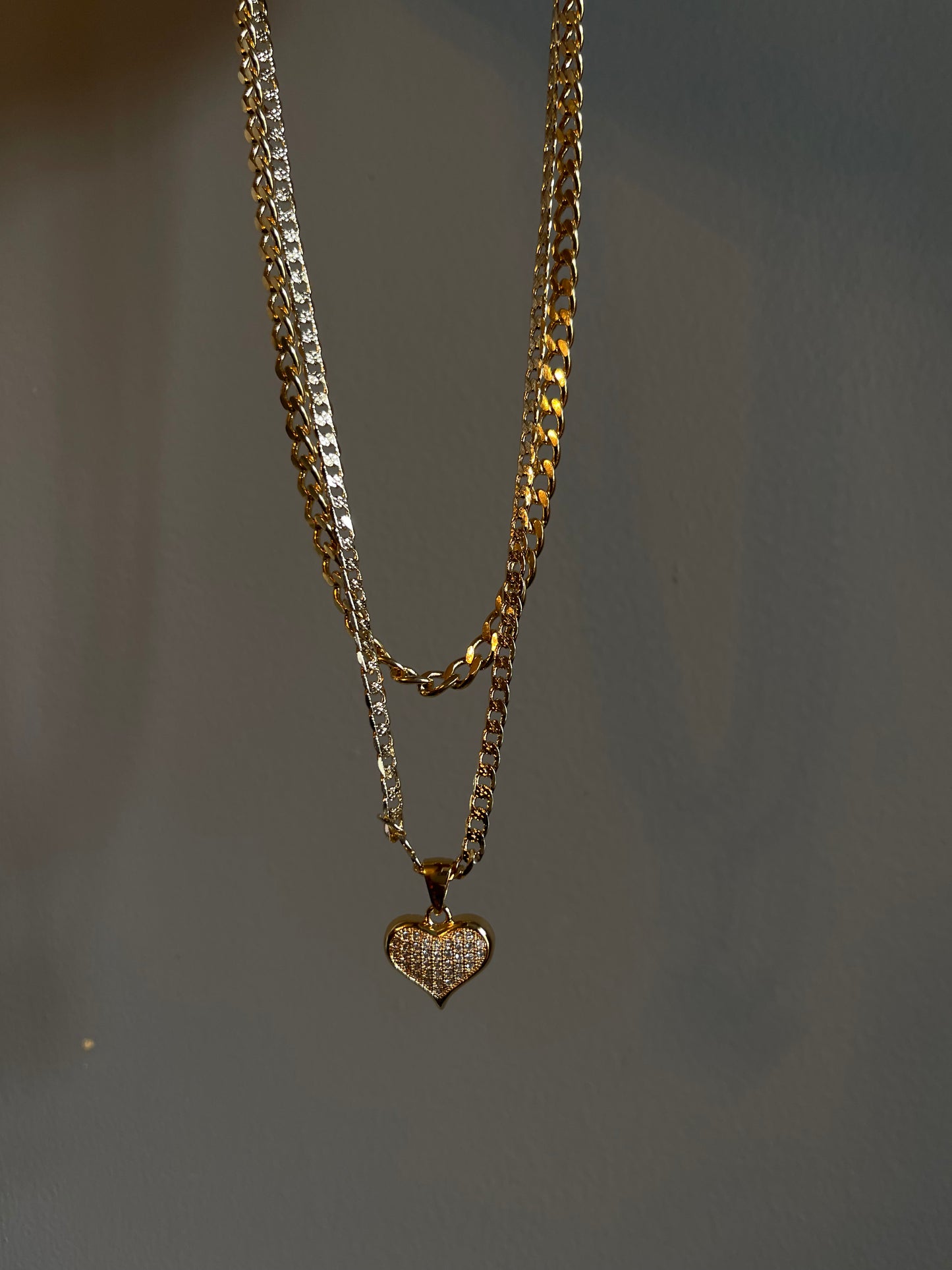 CZ HEART NECKLACE