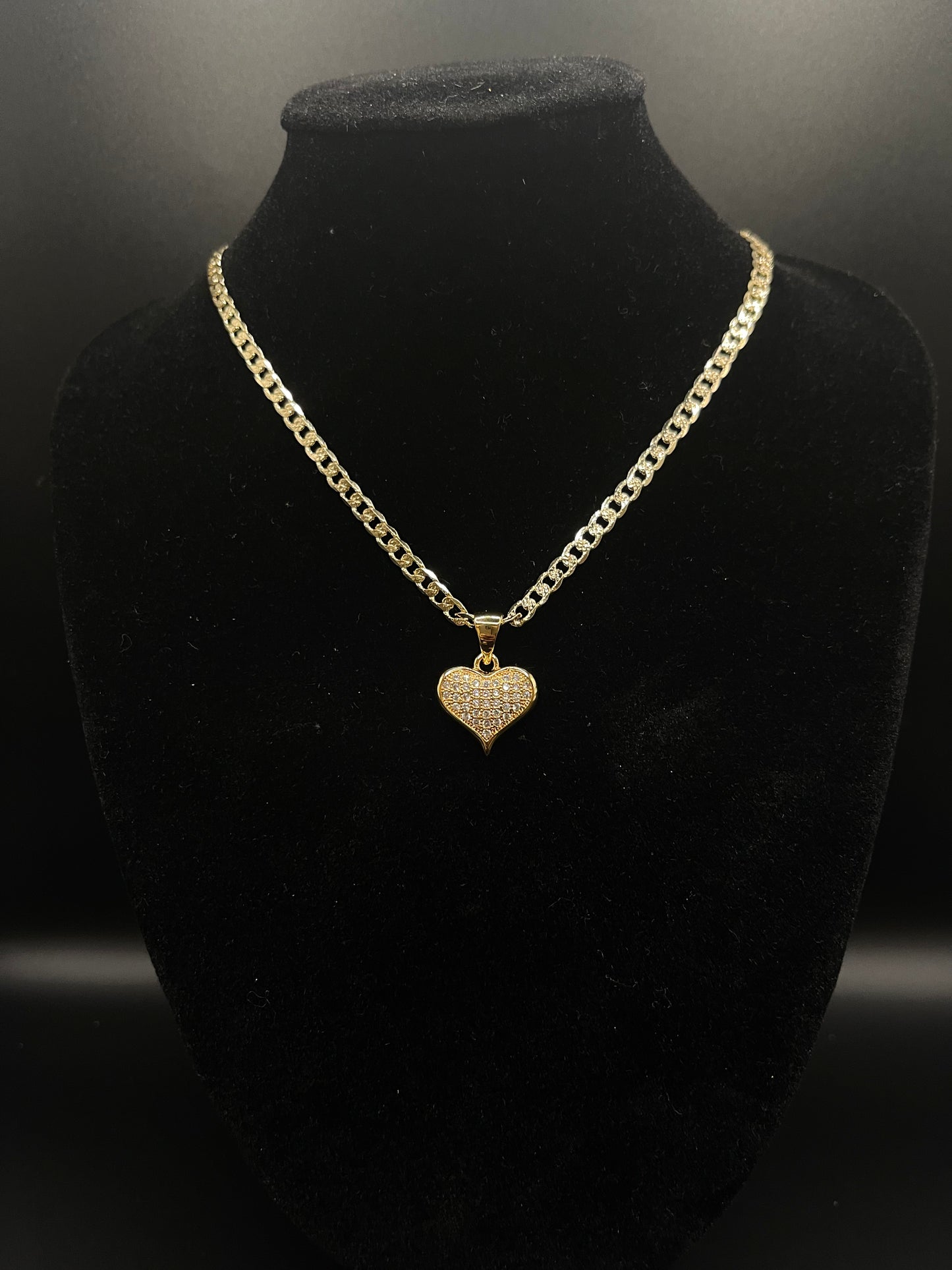 CZ HEART NECKLACE