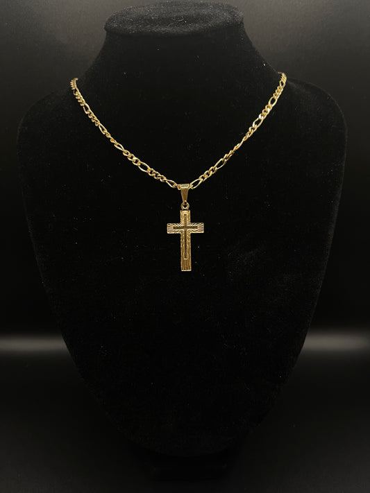 GOLD DOUBLE CROSS